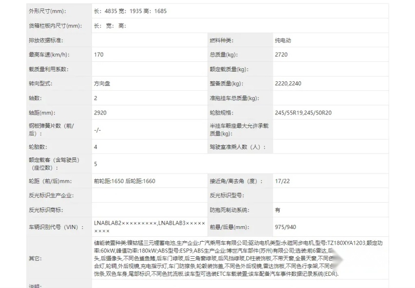 广汽埃安LX Plus广州车展亮相，全新电池技术，NEDC最大续航10