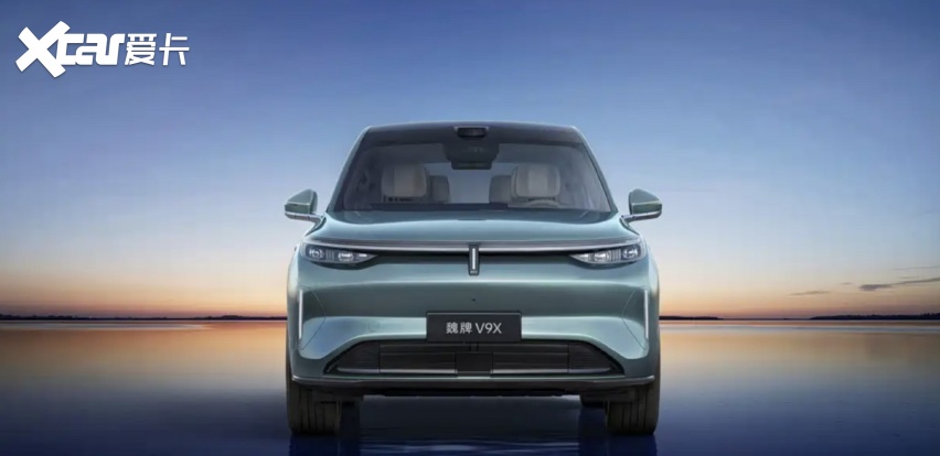 魏牌V9X标轴版官图，6座布局，V8X为5座版