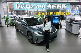 探店风云A9L光辉四驱 实车比视频更惊艳