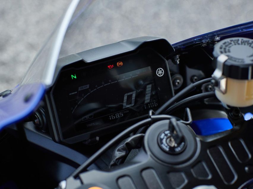 2022款雅马哈YZF-R7，中排量超级运动跑车，双缸最大73马力