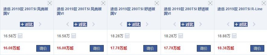 途观的接替者，大众途岳配最新EA888发动机，16.58万起
