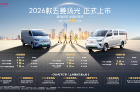 2026款五菱扬光6.98万起上市 以三大技术领先