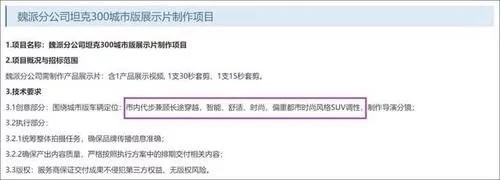 坦克300城市版即将上市 更多信息已经曝光