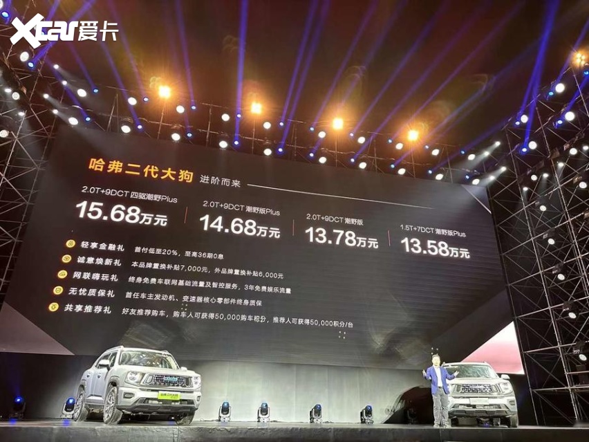 哈弗二代大狗上市 售13.58万-17.58万元，全系六款选哪款更值？