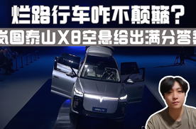烂路行车咋不颠簸？岚图泰山X8空悬给出满分答案