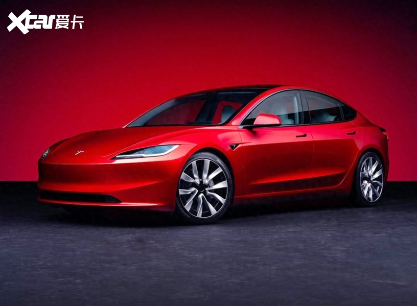 新款特斯拉Model 3上市，换装新前脸、新内饰，续航606km/71