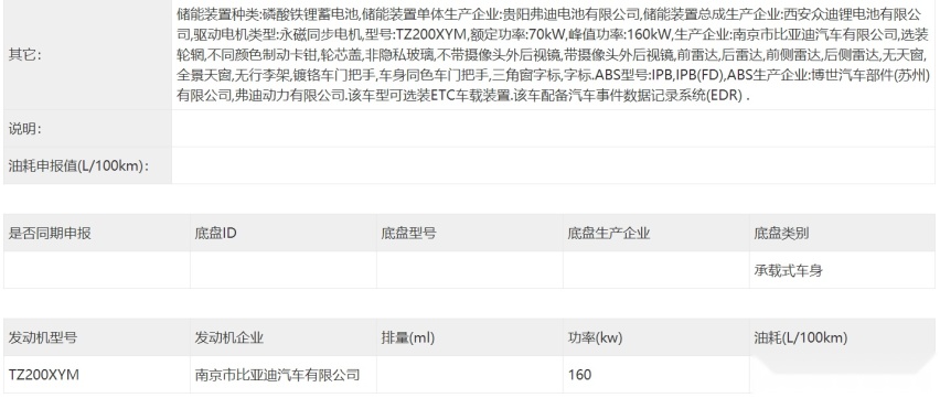 比亚迪三款新车申报！新款宋PLUS EV“撞脸”海豹、腾势N8配双动力