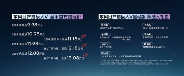 启辰大V黑马版上市：变化不大但更有性格