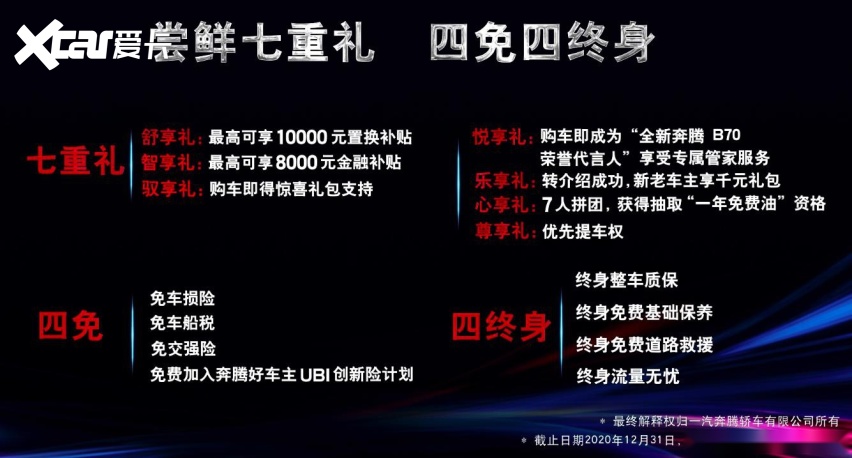 9.99万起的国民新家轿奔腾B70，能打破合资的壁垒？