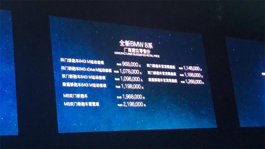 强势回归！你想要的它都有，全新宝马8系该怎么选？