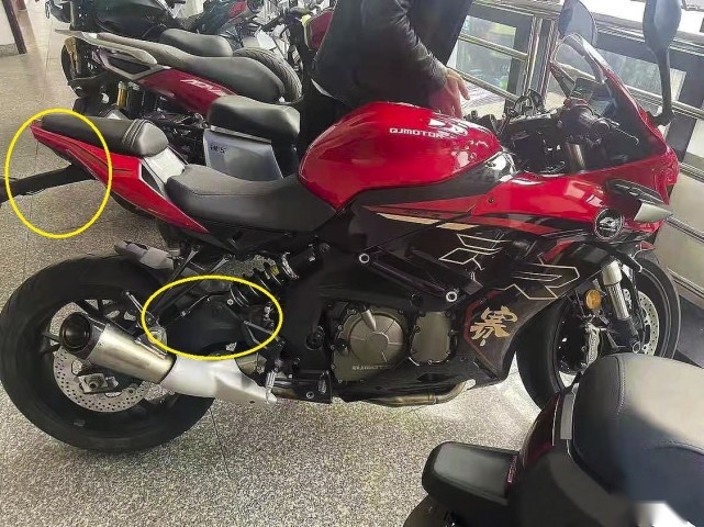 QJMOTOR赛600终于改款 配备定风翼 更换新排气