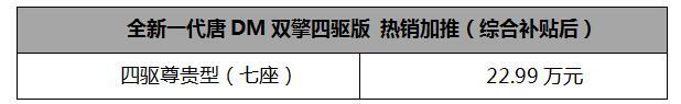 实用性不减，综合能耗降低 全新一代唐DM 双擎四驱版上市