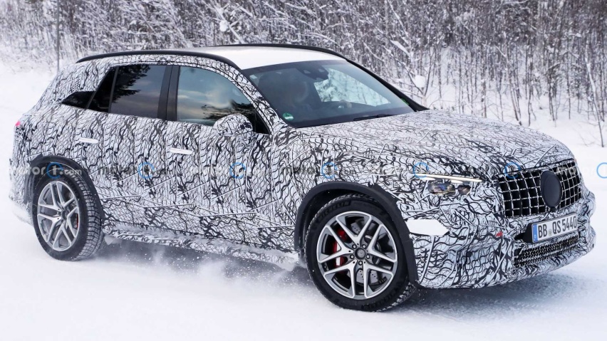 梅赛德斯-AMG GLC 63曝光，搭2.0T插混系统，网友：灵魂何在