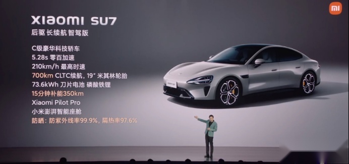 这价格还满意吗？小米SU7正式上市，售价21.59万-29.99万元