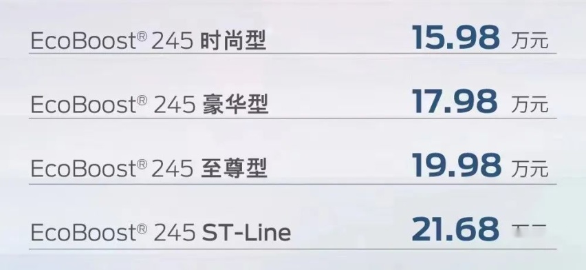 15.98万元起的蒙迪欧，正在走韩系车的老路？