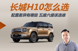 详解长城H10怎么选，配置差异有哪些，五座六座该选谁