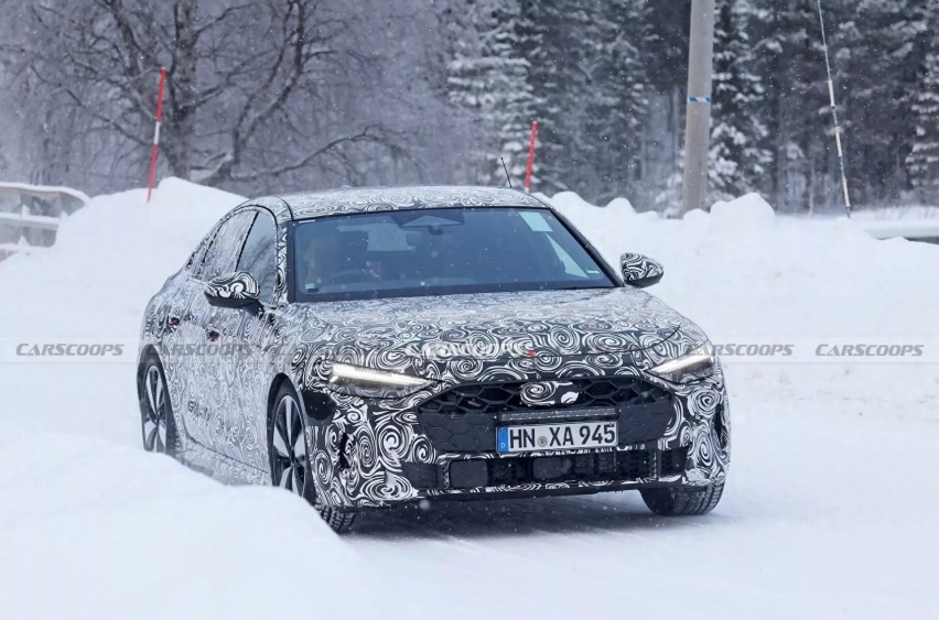 配贯穿式尾灯组 奥迪全新S5 Sportback谍照曝光 有望2025