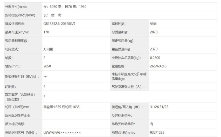 现款21.48万起售，全新哈弗H9申报图曝光，提供两种动力可选