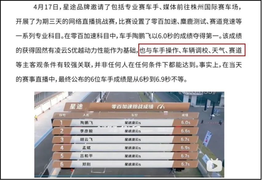 奇瑞的营销又翻车了！这次是“赛道级”的星途凌云S