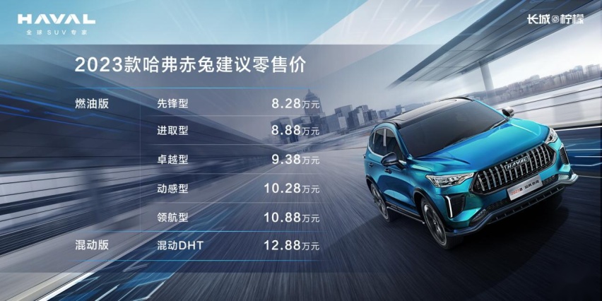 2023款哈弗赤兔上市 三种动力选择 Z世代年轻人的潮流之选
