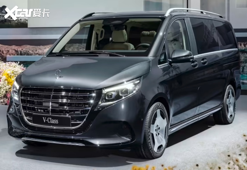 前脸变化最大 新款奔驰v级首发 2024年率先在海外市场上市