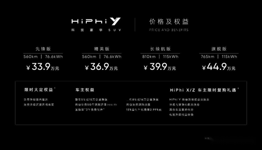 高合HiPhi Y对比蔚来ES6 豪华纯电SUV怎么选？