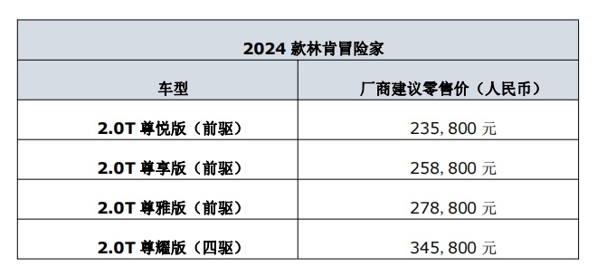 美式豪华再进化 全新电混林肯Z与全新电混林肯冒险家焕新上市