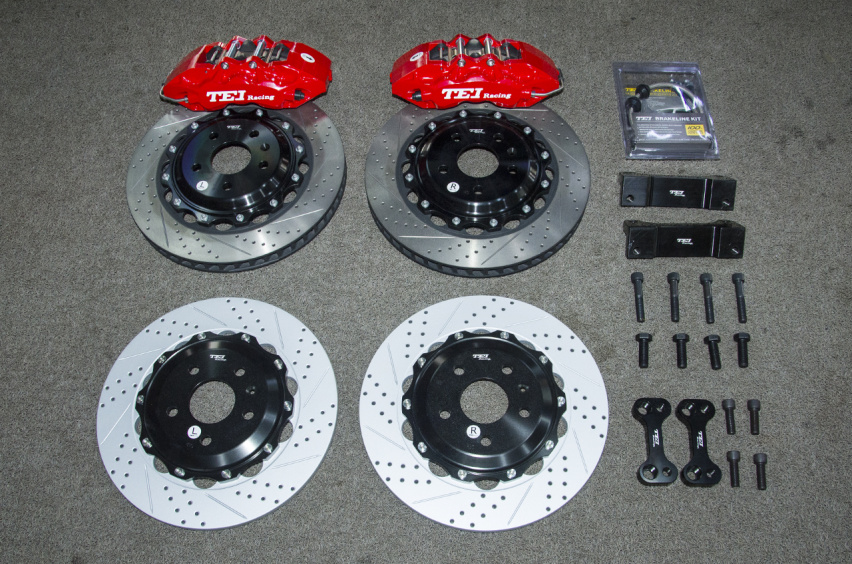 大众CC改装TEI Racing P60S刹车卡钳套件