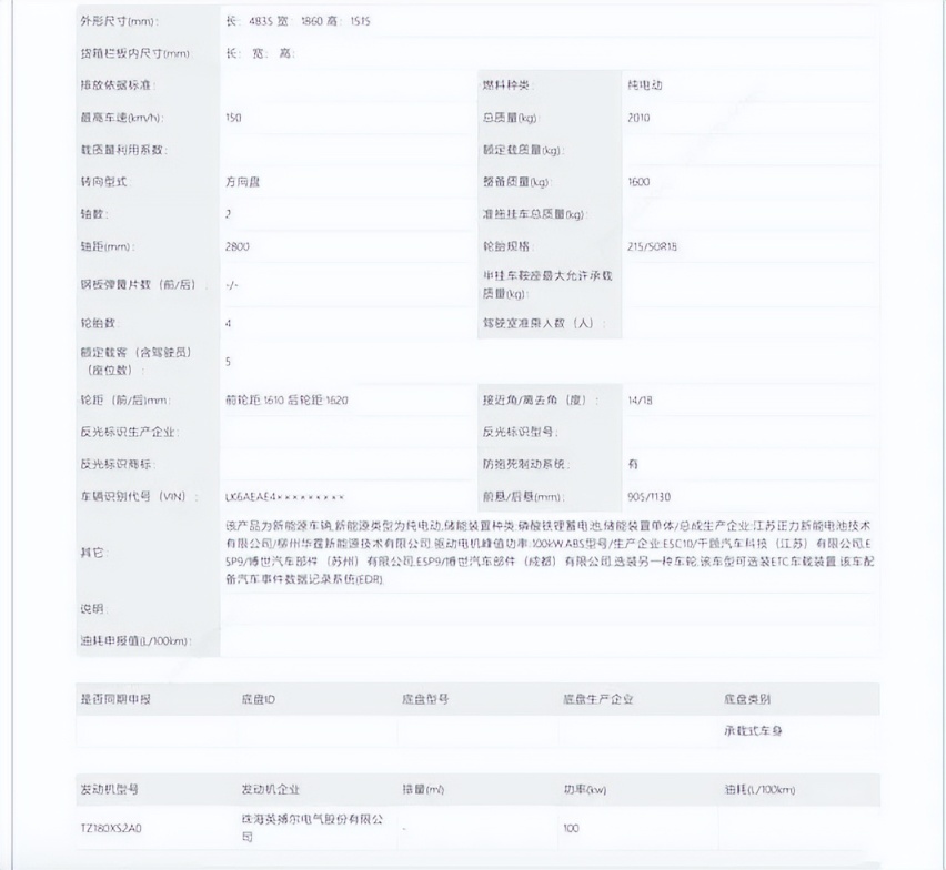 五菱都出轿车了 轴距2米8 插混/纯电 命名五菱星光