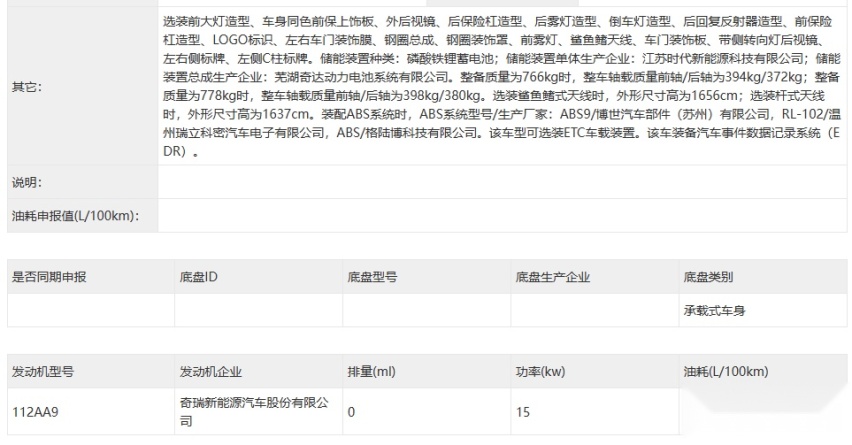 奇瑞新车售价还不到三万！空调都没了，就为响应新能源下乡号召？