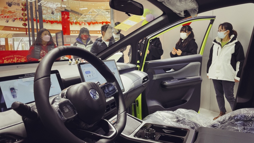 潮人的“电车”选择 合创Z03亮相昆明