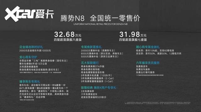 豪华越野智能齐备 全场景 SUV腾势N8正式上市