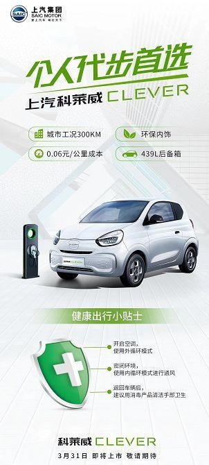 荣威进军“微型代步车”!比Smart大,续航300Km