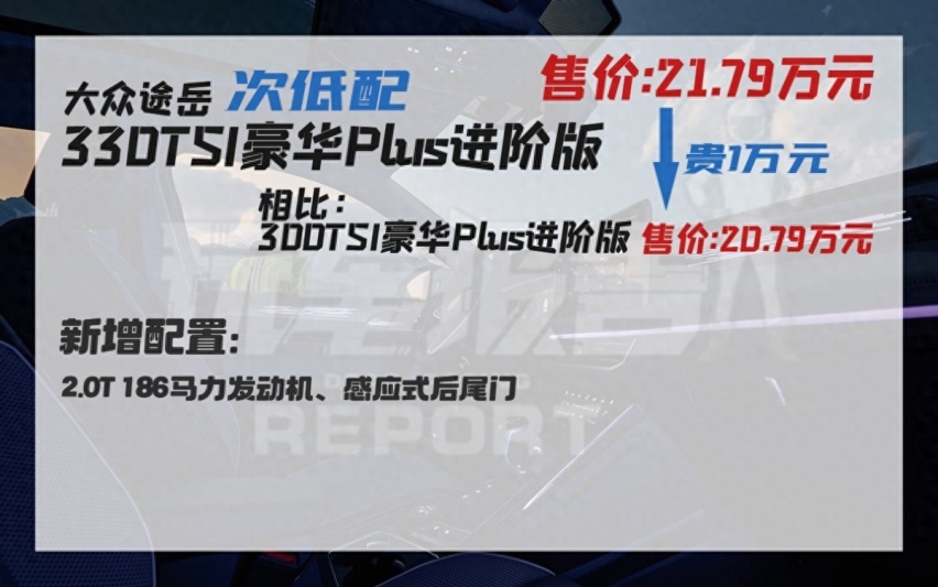 新款大众探岳上市，3种动力/5款配置，起售价20.79万竞争力如何？