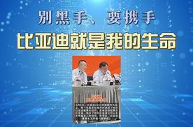 别黑手、要携手，王传福：比亚迪就是我的生命