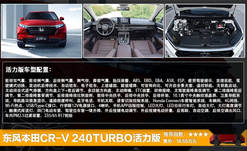 东风本田全新一代CR-V上市 售18.59万起，七款车型选哪款更划算？