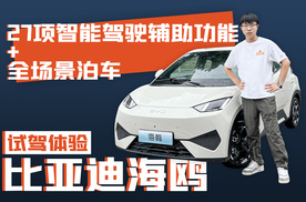 27项智能驾驶辅助功能+全场景泊车 试驾体验比亚迪海鸥
