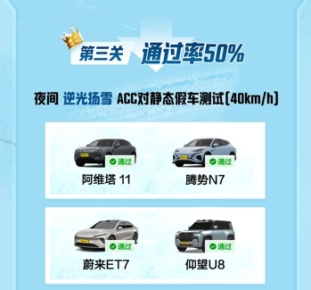 51辆车闯关夜间雪地ACC争夺战，比亚迪独占半壁江山？
