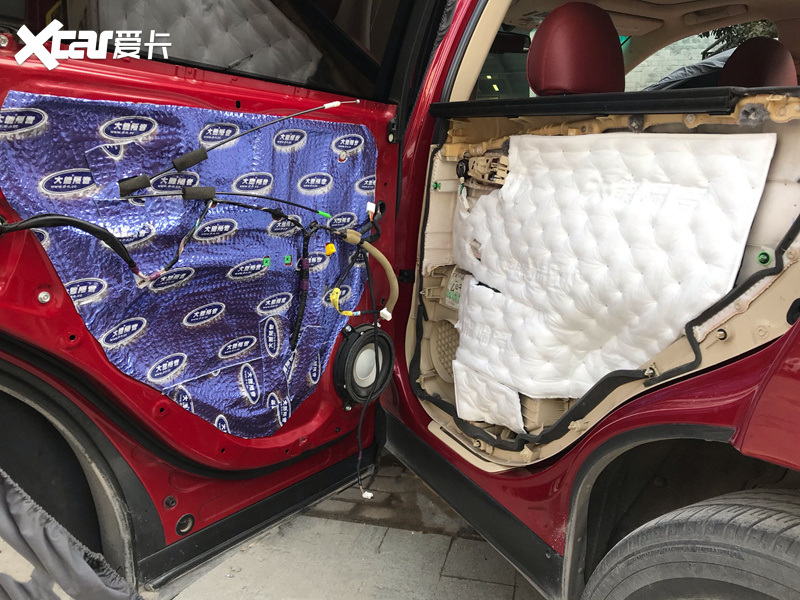 重庆正信：雷克萨斯RX350四门隔音，风噪问题得到有效解决