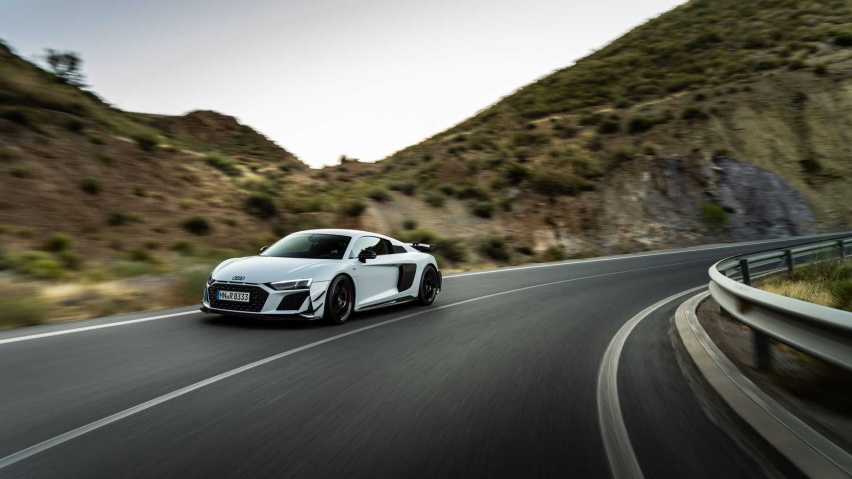 奥迪R8 V10 GT RWD官图发布 V10发动机的绝唱