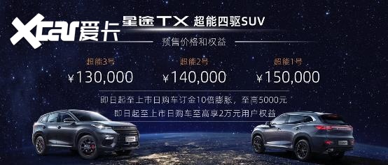 星途LX“凡尔赛版”/星途TX“超能四驱版”闪耀上海车展