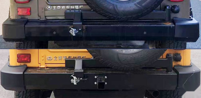 BJ212新车曝光 取消经典牛栏式护杠 轴距增加160mm
