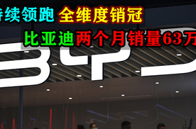 持续领跑的全维度销冠，比亚迪两月销量达63万辆！