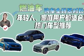 燃油车购车全场景对比，年轻人、家庭用户都适合的热门车型推荐
