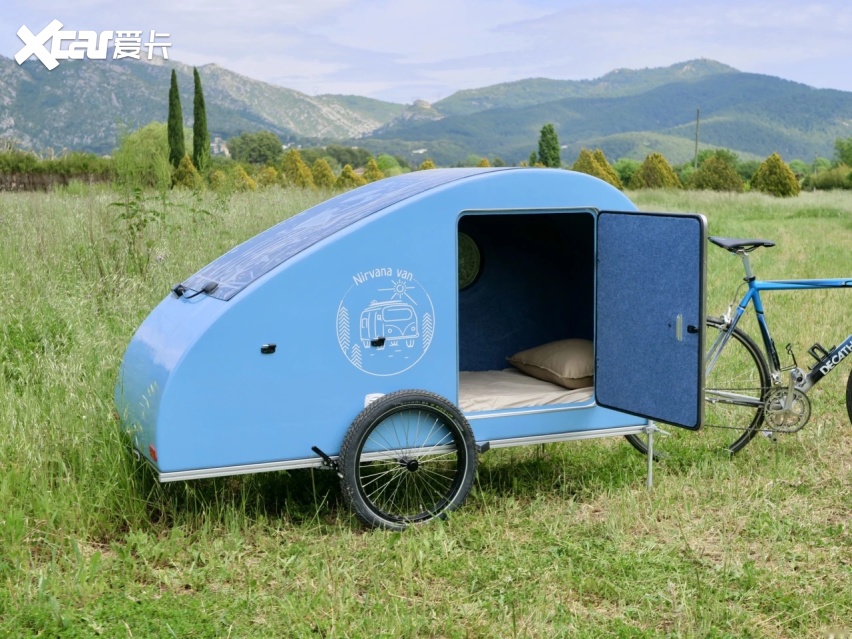 自行车也能拖房车？法国新款纳米露营车来了