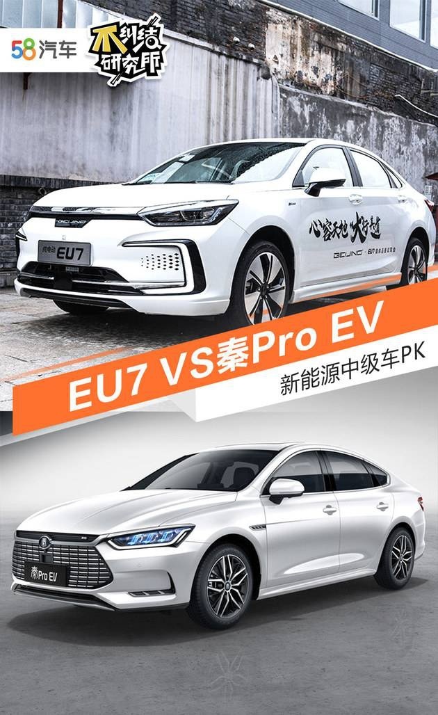新能源中级车PK BEIJING-EU7VS秦Pro EV
