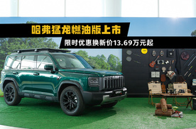 哈弗猛龙燃油版上市，限时优惠换新价13.69万元起