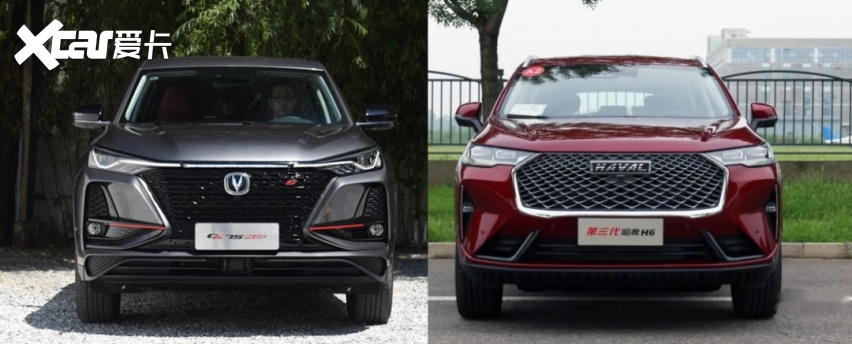 【对比】紧凑型燃油suv 长安cs75 plus vs哈弗h6