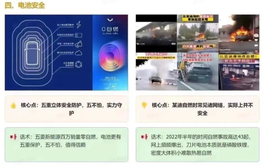 五菱缤果“贬低”比亚迪海鸥话术曝光，比你好看比你大还比你安全