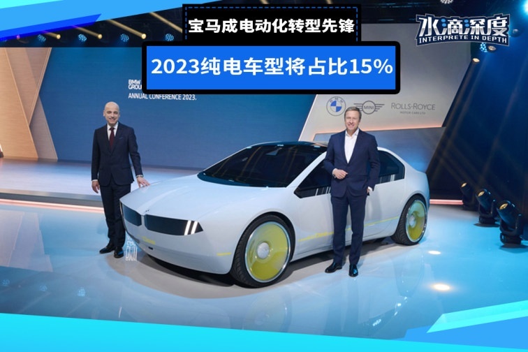 宝马成电动化转型先锋，2023纯电车型将占比15%